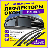 Дефлекторы окон Toyota Camry 40 Тойота Камри 2006-2011 ветровики