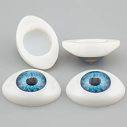 Очі реалістичні овальні 23х16 мм Блакитний 5 пар