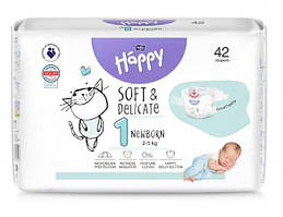 Підгузники дитячі Bella Baby Happy Newborn 2-5 кг 42 шт