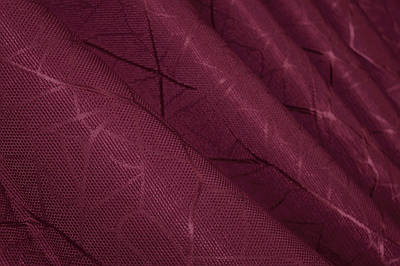 Шторна тканина льон. Висота 2.7 м. Колір бордовий. Код 571ш