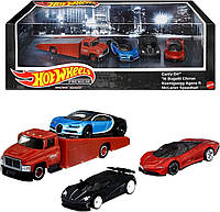 Набір колекційних автомобілів Hot Wheels Premium Diorama 4 штуки Хот Вілс HCR54 оригінал