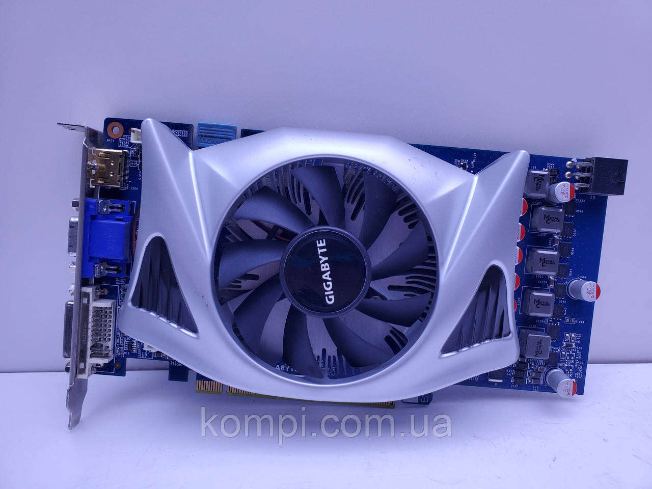 Відеокарта GIGABYTE GeForce GTS 250 1GB (GDDR3,256 Bit,HDMI,PCI-Ex,Б/у)