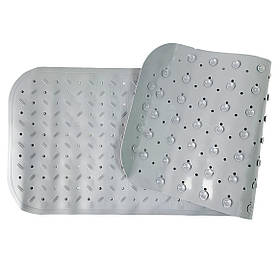 Дитячий антиковзаючий килимок для ванної з масажним ефектом 35*95 см XXL MEGAZayka Сірий