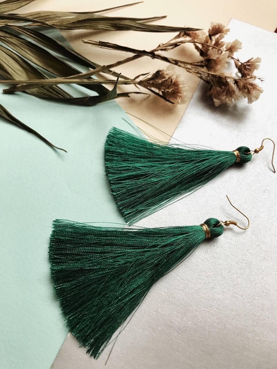 Сережки китиці ручної роботи