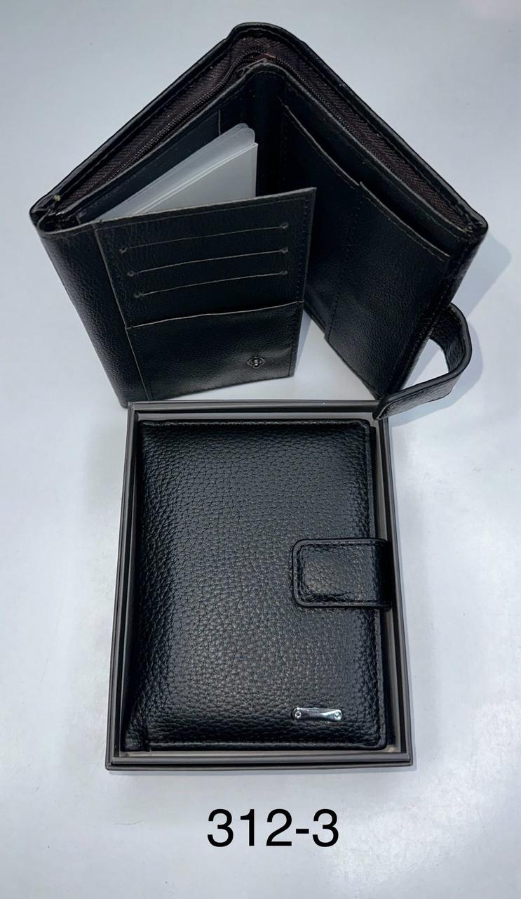 Чоловіче портмоне зі штучної шкіри Balisa 312-3 Black Купити портмоне Баліса гуртом недорого Одеса 7 км, фото 1