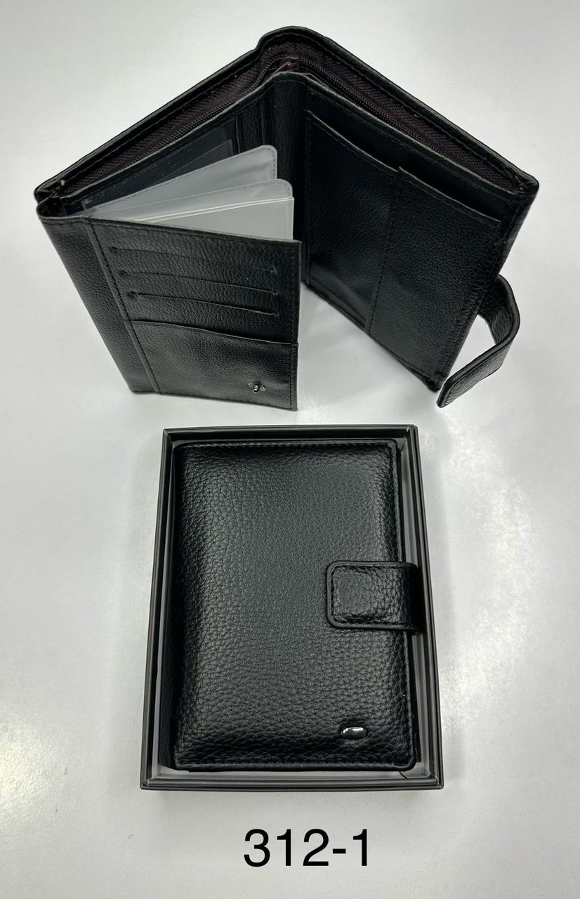 Чоловіче портмоне зі штучної шкіри Balisa 312-1 Black Купити портмоне Баліса гуртом недорого Одеса 7 км, фото 1