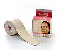 Кінезіотейп для обличчя RockTape Beauty Hemp (CША) Натуральний