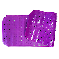 Детский антискользящий коврик для ванной с массажным эффектом 35*95 см XXL Mumlove Фиолетовый