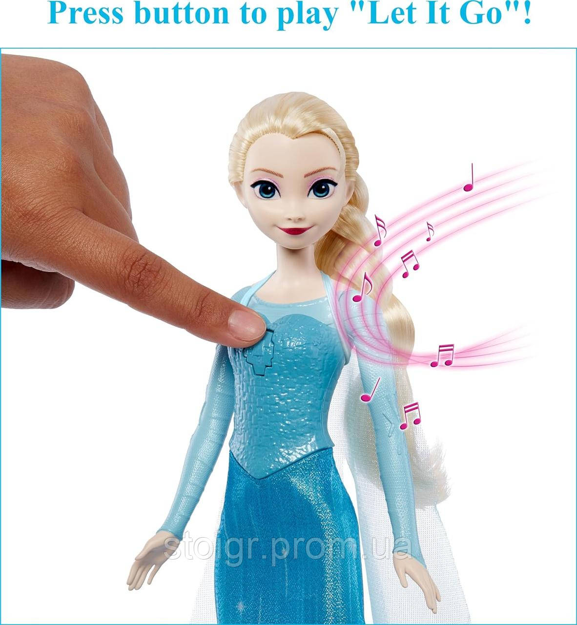 Нюанс упак! Кукла Эльза Хасбро классическая поющая Let it go Disney Frozen singing Elsa - фото 2 - id-p1824401844