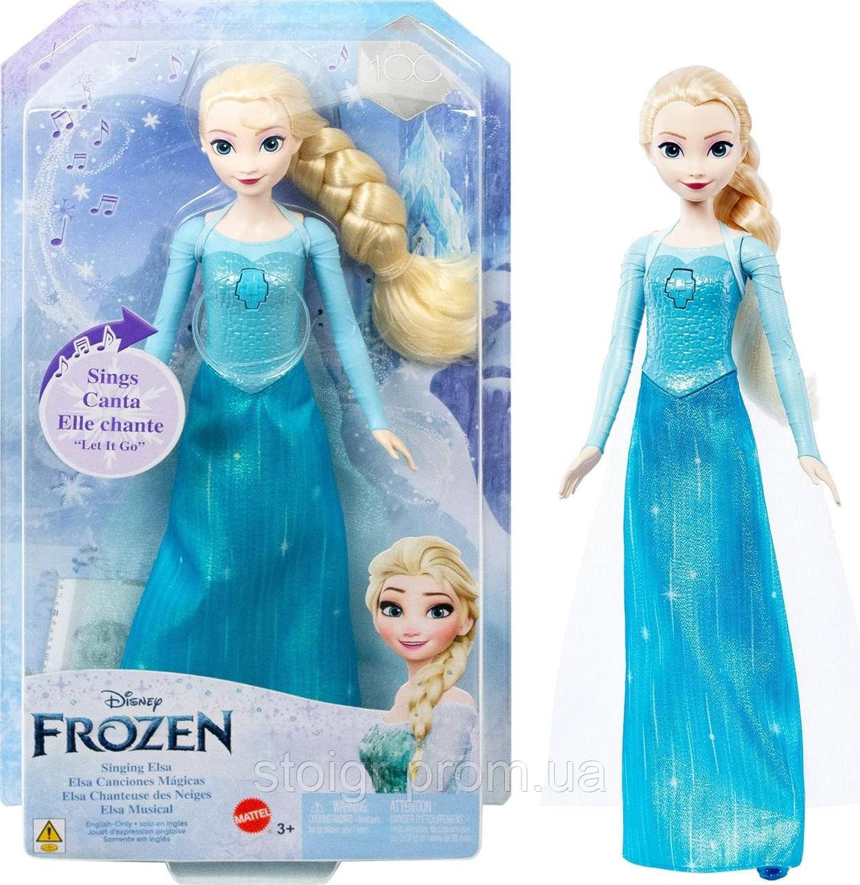 Нюанс упак! Кукла Эльза Хасбро классическая поющая Let it go Disney Frozen singing Elsa - фото 1 - id-p1824401844