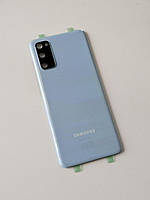 Задняя крышка Samsung Galaxy S20 G980F со стеклом камеры, цвет - Голубой