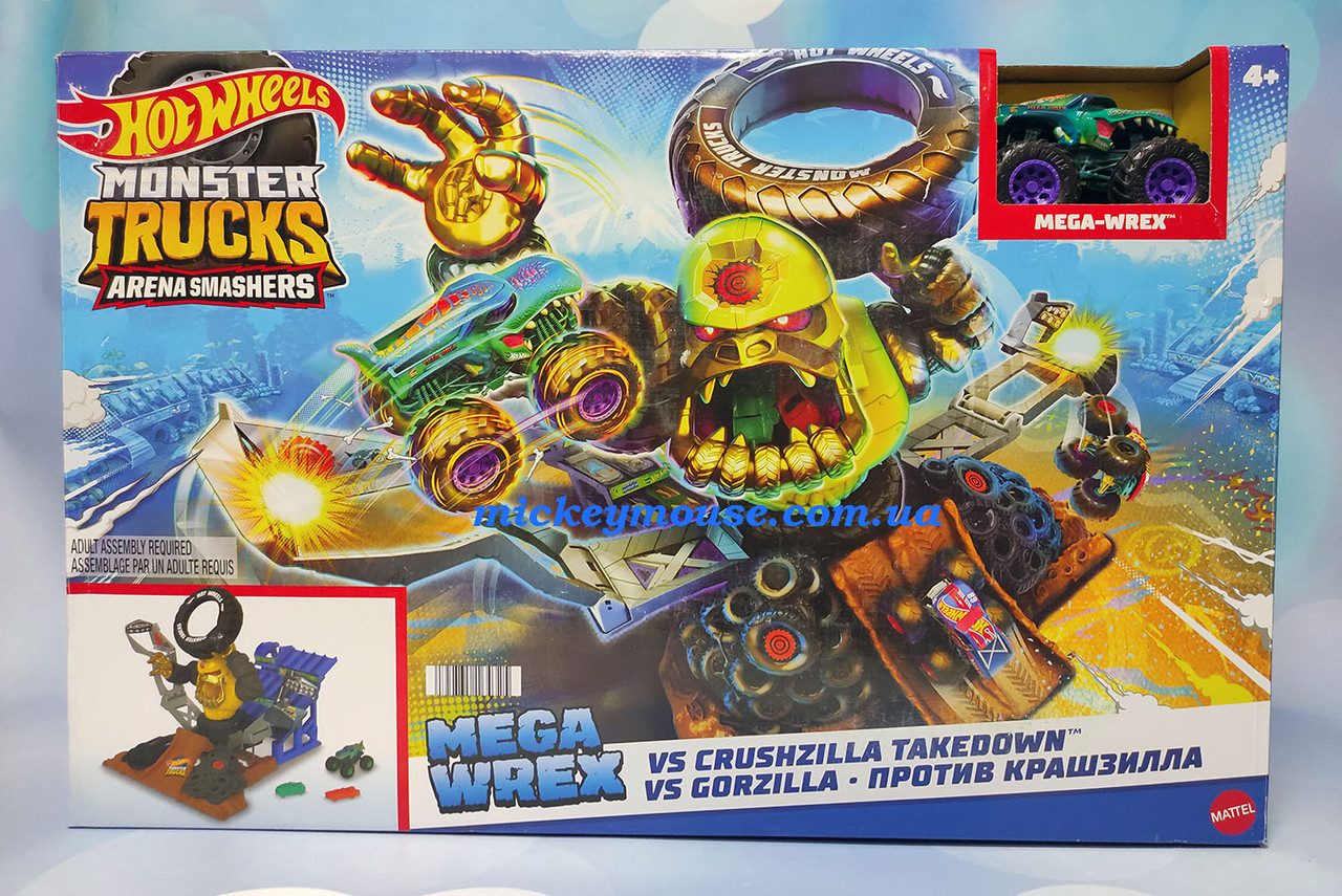 Трек Хот Вілс Атака Крашзили серії Тренувальна арена Hot Wheels Monster Trucks Arena Crushzilla HPN71