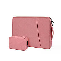 Чехол-сумка для ноутбука макбука MacBook Air/Pro M1 M2 13.3"-14"с сумочкой для зарядки, мышки и телефона