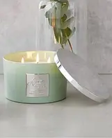 Свеча ароматизированная Pepco Home Luxury Candle Pepco Home аромат манго и личи (мятный цвет), 1 шт