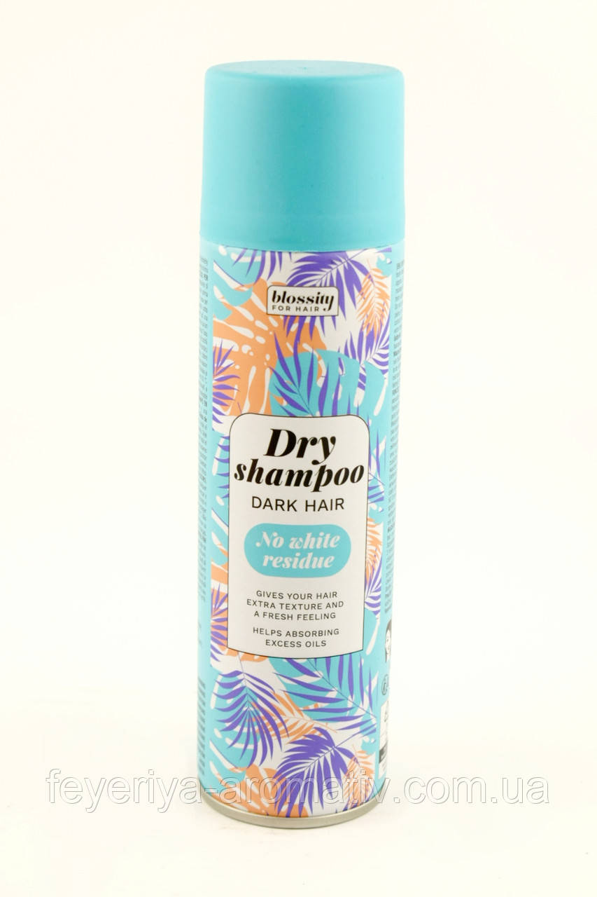 Сухий шампунь для темного волосся Blossity Dry Shampoo Dark Hair 200 мл Нідерланди