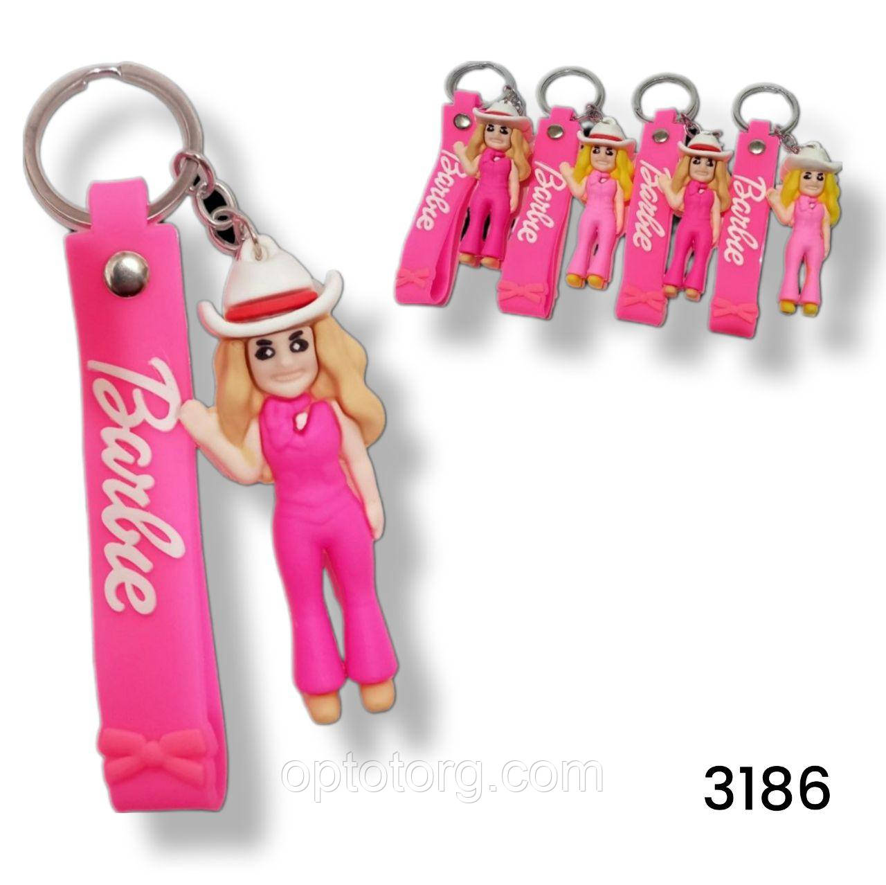 Сувенірні брелоки Барбі комбінезон, фото 1