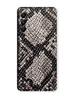 Защитная пленка Кожа питона (серая) на заднюю панель для Samsung Galaxy A15 (A155)