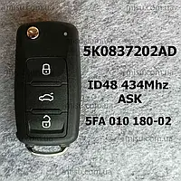 Ключ Volkswagen Skoda Seat 3 кнопки ID48 434Mhz 5K0 837 202 AD