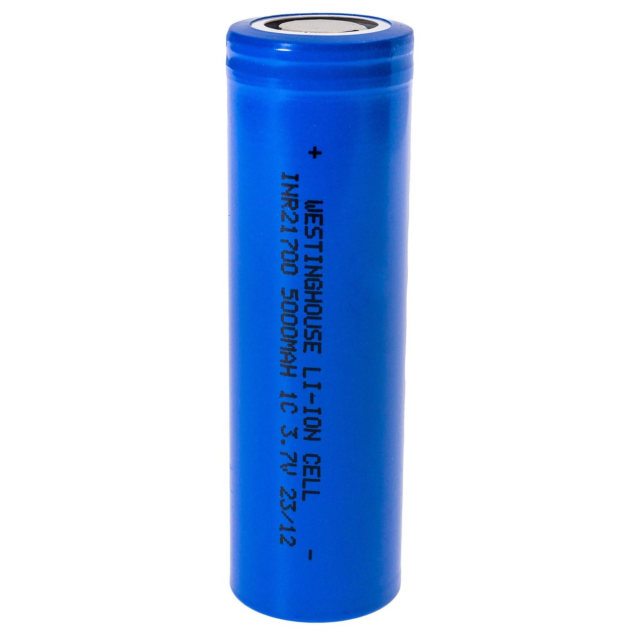 Акумулятор літій-іонний Westinghouse Li-ion INR21700, 3.7V, 5000mAh, 1С, 1шт