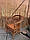 Крісло плетене з накидкою <unk> крісло плетене з подушкою <unk> крісло плетене натуральне, фото 6