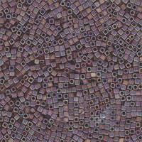 Бісер Miyuki Cube 1.8 мм 134FR Dark Topaz AB matt, 5 г