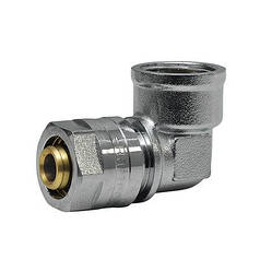 Кут 16*1/2 РВ RAF-Germany металопластиковий обтискний