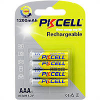 Акумулятор AAA PKCELL AAA1200-4B 1200mAh 1.2V Ni-MH rechargeable battery 4шт