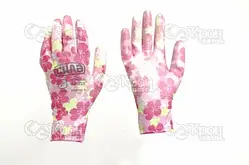 Рукавички з поліуретановим покриттям р7 (колірні садові манжети)