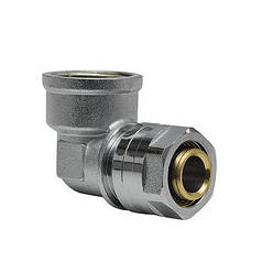 Кут 20*3/4 РВ RAF-Germany металопластиковий обтискний