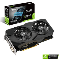 Видеокарта Asus GeForce GTX 1660 Super DUAL EVO ADVANCE Б/У гарантия 1 мес (GTX1660S-A6G-EVO_US1m)