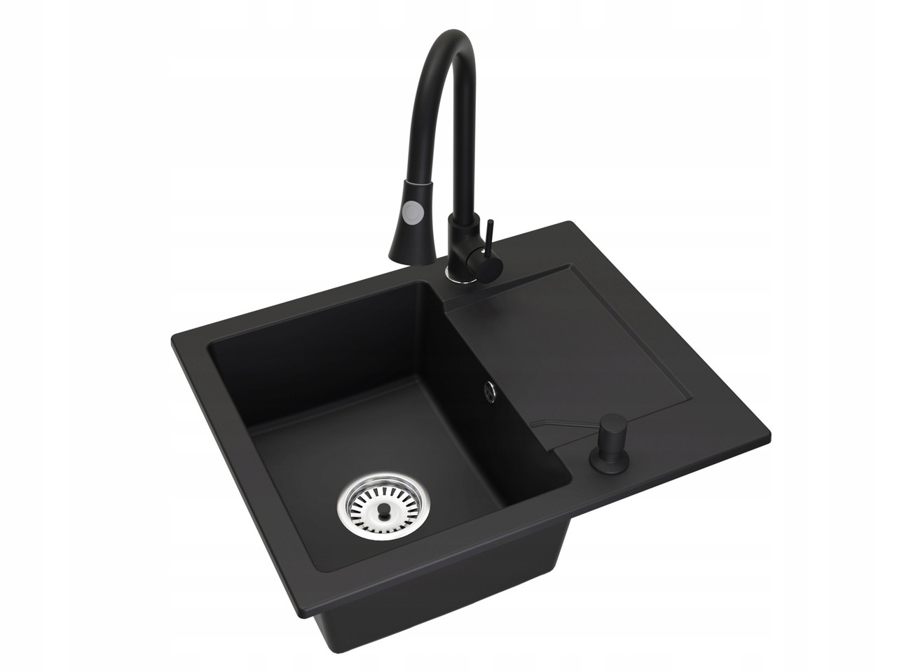 Кухонна мийка Brado DONZO TARU  + диспенсер