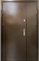 Двері металеві "Титан полуторний" Вхідні двері до будинку/ Двостулкові двері від виробника/Грантія