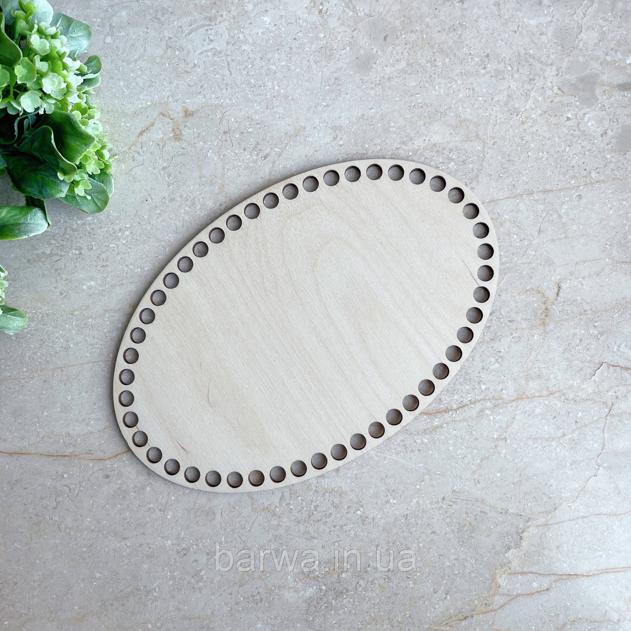 Дно дерев’яне ОВАЛ 22 х 14 см S