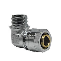 Кут 20*1/2 РН RAF-Germany металопластиковий обтискний