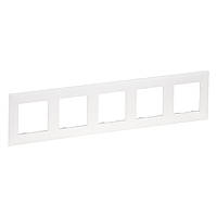 NILOE STEP Рамка 5-постова колір Перлинний