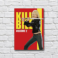 Деревянный постер фильма «Убить Билла. Часть 2» 210х297 мм