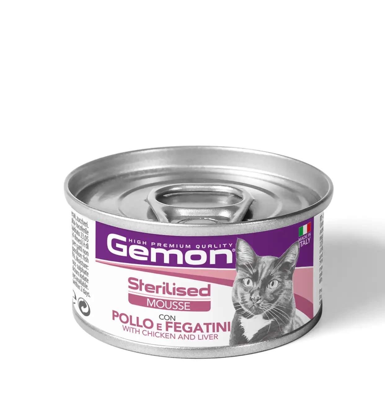 GEMON Cat Adult Sterilised мусс тунцем та свининою - 85 гр
