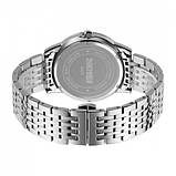 Розкішний чоловічий кварцовий годинник Skmei 9323SIBK Silver-Black, фото 4