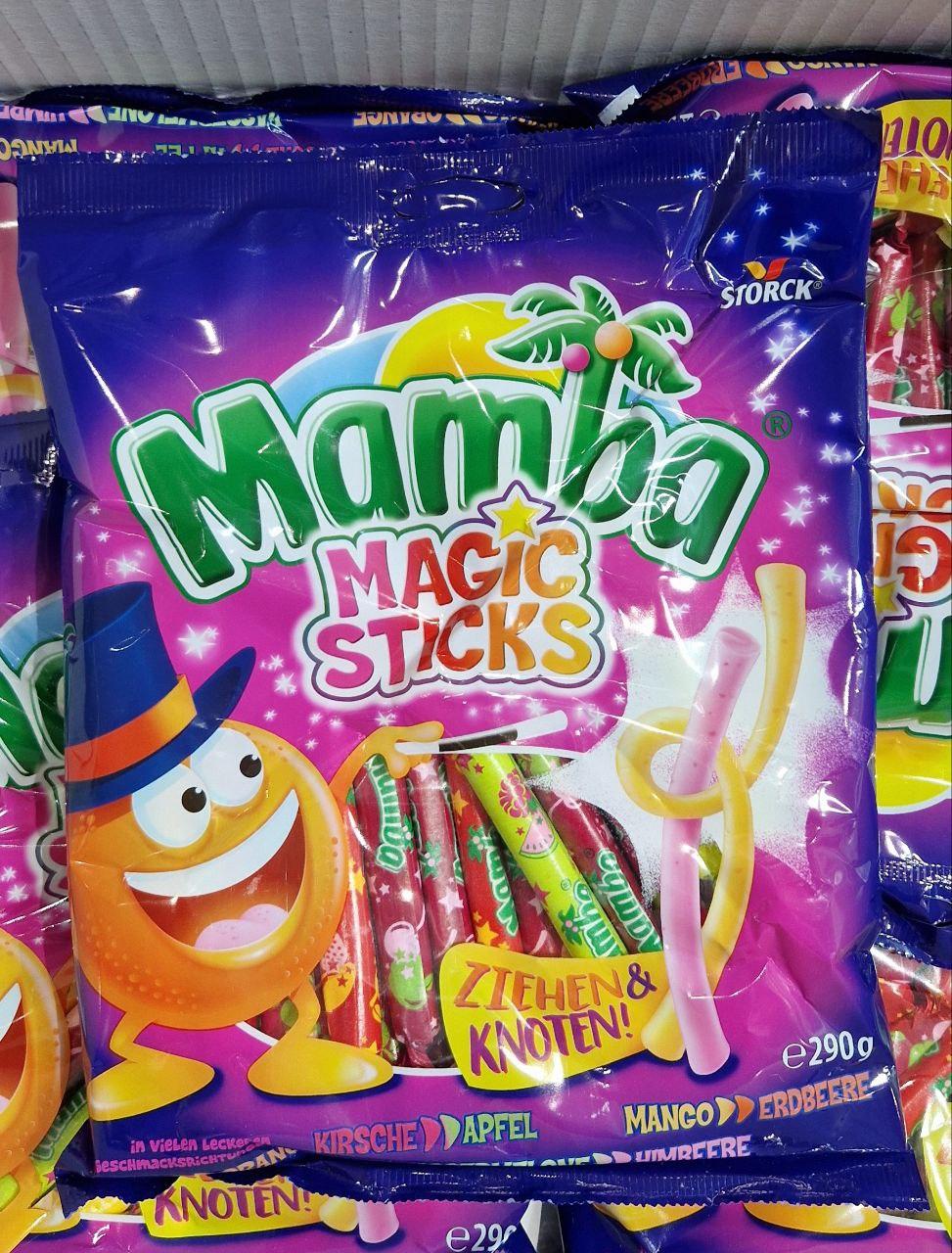 Цукерки MAMBA Magic Sticks 290 г.