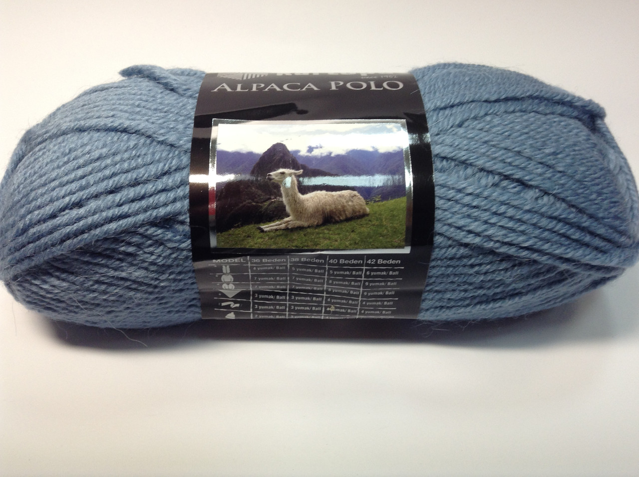 Пряжа alpaca polo - колір світло-джинсовий