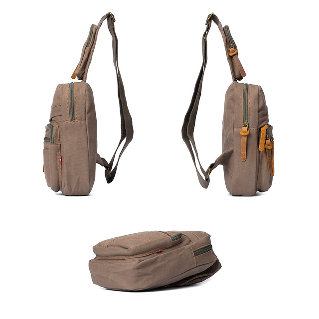 Фото рюкзак через плече Augur хакі арт.00091 Фото рюкзак через плече Augur хакі арт.00091