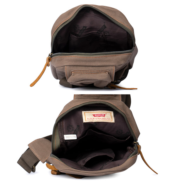 Фото рюкзак через плече Augur хакі арт.00091 Фото рюкзак через плече Augur хакі арт.00091