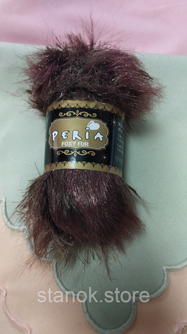 Пряжа peria foxy fur
