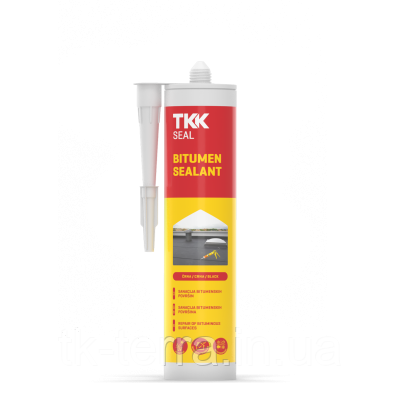 Герметик бітумний покрівельний чорний 300мл. ТКК TEKADOM