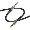 Аудіо кабель HOCO UPA26 |3,5mm to 3,5mm/ 100см| Чорний, фото 6