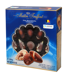 Pralines sea shells blue 250g 1/22