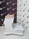 Пуф - підставка для педикюру, педикюрная візок мобільна підставка-пуф для однієї ноги Flora VM29/1, фото 5