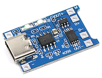 Зарядний модуль Li-ion на TP4056 Type-c, із захистом