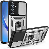 Чехол с защитой камеры 3DGuard Samsung Galaxy M34 5G M346 Серебристый