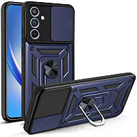 Чехол с защитой камеры 3DGuard Samsung Galaxy M34 5G M346 Синий